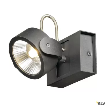  KALU 1 fekete 17w 3000K 60° alumínium dimmelhető fali és mennyezeti LED spot lámpa
