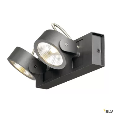  KALU 2 fekete 31w 3000K 60° alumínium dimmelhető fali és mennyezeti LED spot lámpa