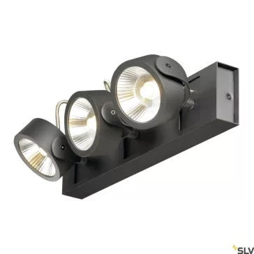   KALU 3 fekete 47w 3000K 60° alumínium dimmelhető fali és mennyezeti LED spot lámpa