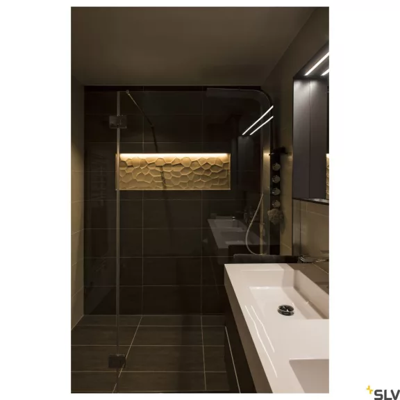 GRAZIA 10 COVER selyem fényű opál 2m-es sík plexi LED profil búra