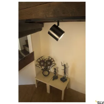   ENOLA C fekete 11w 3000K 35° alumínium dimmelhető LED spot lámpa 1 fázisú sínhez