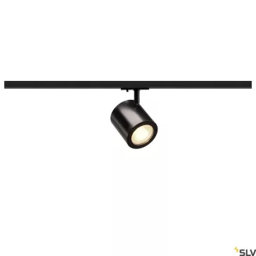  ENOLA C fekete 11w 3000K 55° alumínium dimmelhető LED spot lámpa 1 fázisú sínhez