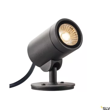   HELIA antracit IP55 8W 3000K alumínium dimmelhető kültéri professzionális LED spot lámpa