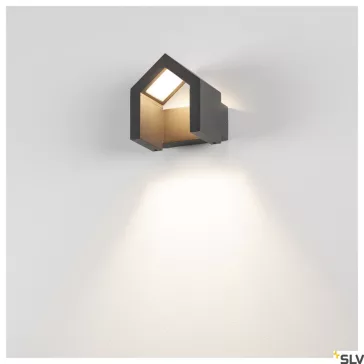   RASCALI WALL LED antracit IP54 8W 3000K alumínium kültéri fali lámpa