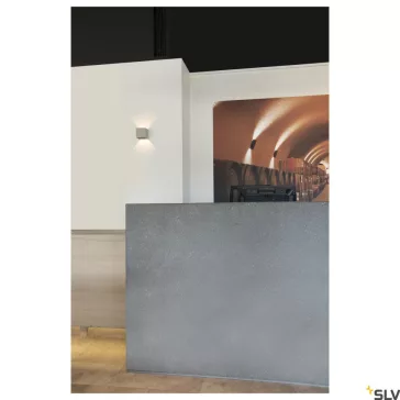 SOLID CUBE szürke G9 beton fali lámpa