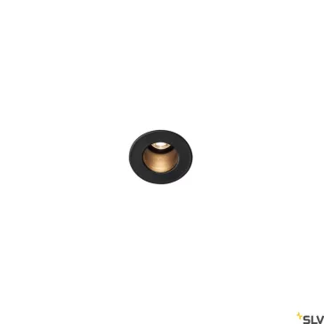   HORN MINI fekete 1.2w 3000K 12° alumínium süllyesztett LED spot lámpa
