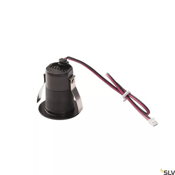 HORN MINI fekete 1.2w 3000K 12° alumínium süllyesztett LED spot lámpa