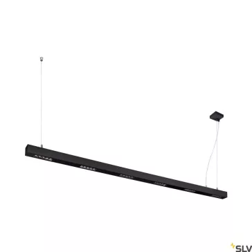   Q-LINE PD LED fekete 3000K 93W 2m alumínium alacsony káprázású dimmelhető mennyezeti függesztett lámpa