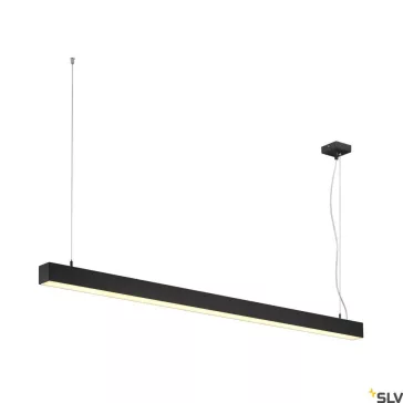   Q-LINE DALI SINGLE LED fekete 3000K 47W 1,5m dimmelhető mennyezeti függesztett lámpa