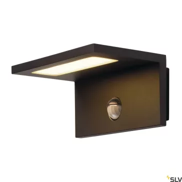   ANGOLUX SENSOR WL IP44 antracit IP44 10W 3000K mozgásérzékelős kültéri fali LED lámpa