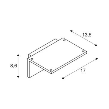   ANGOLUX SENSOR WL IP44 fehér IP44 10W 3000K mozgásérzékelős kültéri fali LED lámpa