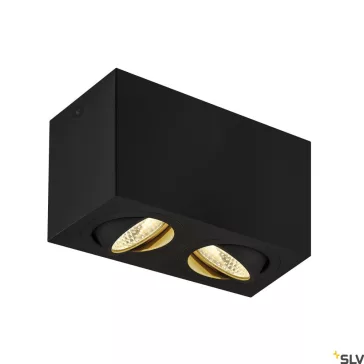   TRILEDO DOUBLE LED fekete 14W 3000K 38° állítható mennyezeti spot lámpa