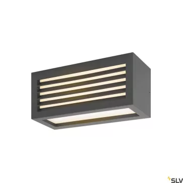 BOX L antracit IP54 19W 3000K kültéri fali LED lámpa