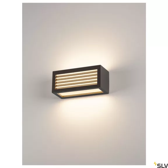 BOX L antracit IP54 19W 3000K kültéri fali LED lámpa