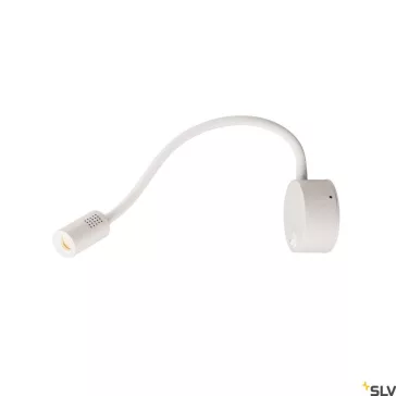   DIO FLEX PLATE fehér 2w 3000K 45° flexibilis nyakú fali LED olvasó lámpa