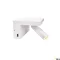 KARPO BEDSIDE fehér 7w 3000K 40° dimmelhető fali LED olvasó lámpa USB töltővel