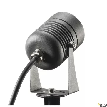   LED SPIKE antracit IP55 6W 3000K állítható kültéri leszúrható spot lámpa