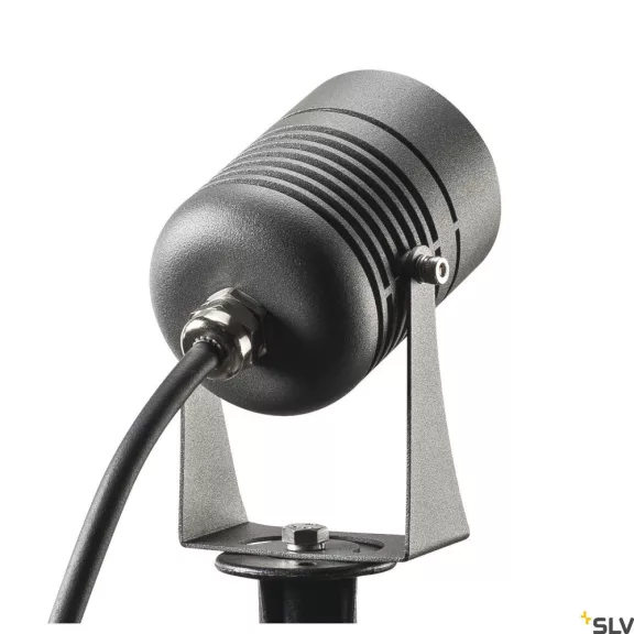 LED SPIKE antracit IP55 6W 3000K állítható kültéri leszúrható spot lámpa