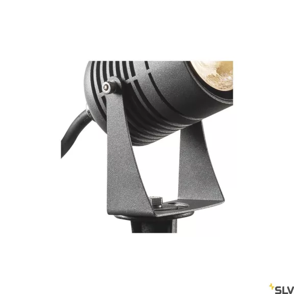 LED SPIKE antracit IP55 6W 3000K állítható kültéri leszúrható spot lámpa