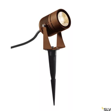   LED SPIKE rozsda IP55 6W 3000K állítható kültéri leszúrható spot lámpa