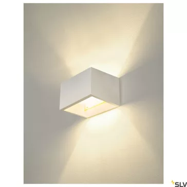PLASTRA QT-DE12 WL fehér festhető fali lámpa