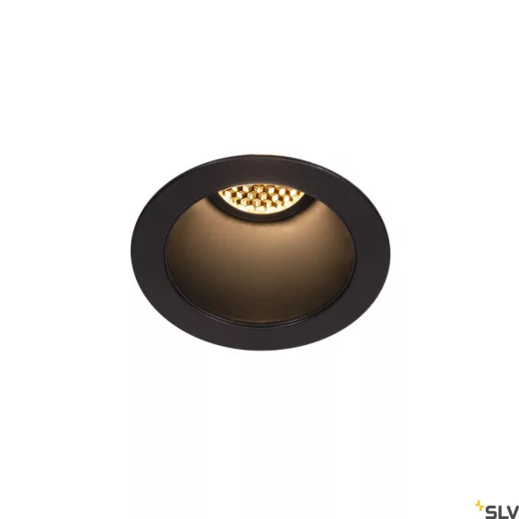 HORN MAGNA LED fekete 9w 3000K 25° alumínium süllyesztett spot lámpa