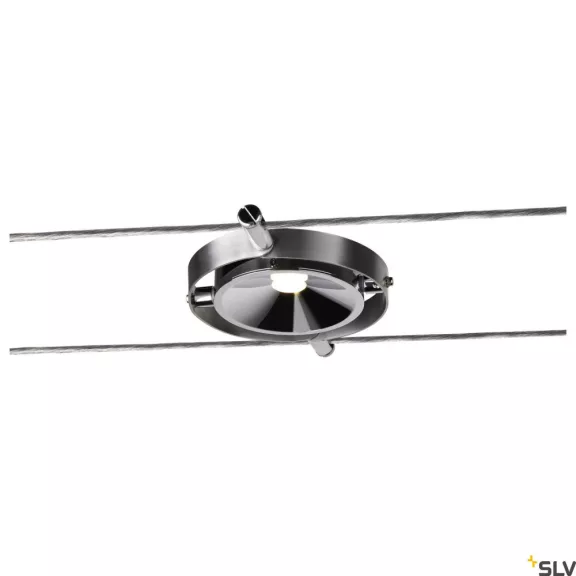 TENSEO DURNO LED ezüst 6W 2700K 120° sodronyos LED spot lámpa