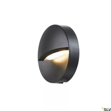   DOWNUNDER OUT antracit IP65 5W 3000/4000K kerek vízálló útvonalmegvilágító LED lámpa
