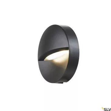   DOWNUNDER OUT antracit IP65 5W 3000/4000K kerek vízálló útvonalmegvilágító LED lámpa