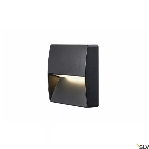 DOWNUNDER OUT antracit IP65 5W 3000/4000K négyszögletes vízálló útvonalmegvilágító LED lámpa