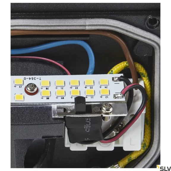 DOWNUNDER OUT antracit IP65 5W 3000/4000K négyszögletes vízálló útvonalmegvilágító LED lámpa