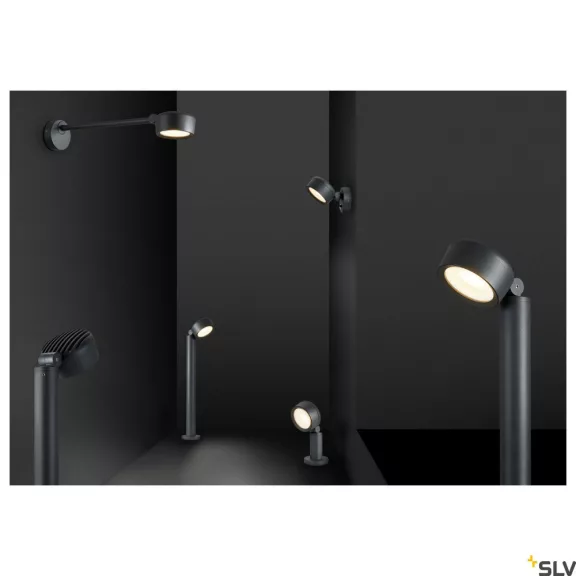 ESKINA SENSOR antracit IP54 14.5W 3000/4000K dimmelhető mozgásérzékelős fali LED lámpa