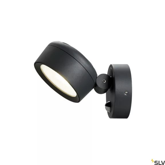 ESKINA SENSOR antracit IP54 14.5W 3000/4000K dimmelhető mozgásérzékelős fali LED lámpa