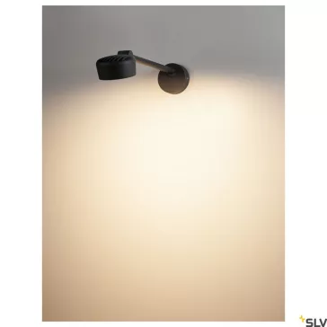   ESKINA antracit IP65 14.5W 3000/4000K dimmelhető kültéri karos homlokzati felirat megvilágító LED lámpa