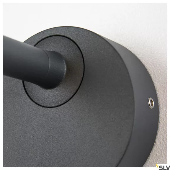 ESKINA antracit IP65 14.5W 3000/4000K dimmelhető kültéri karos homlokzati felirat megvilágító LED lámpa