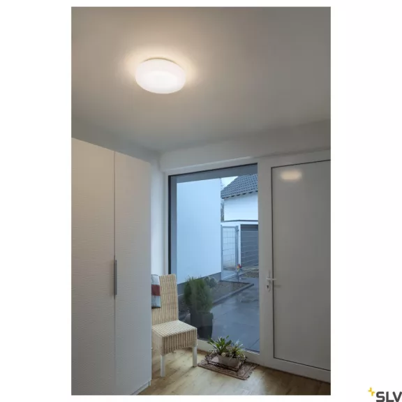 LIPSY 40 DRUM DALI CW fehér IP44 18W 3000/4000K dimmelhető kültéri fali és mennyezeti LED lámpa
