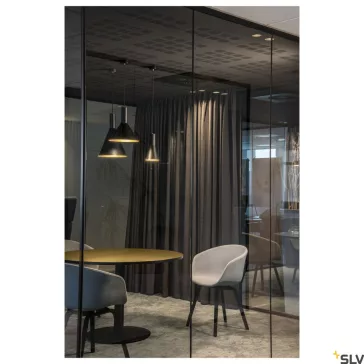 PHELIA 275 arany-fekete E27 függesztett lámpatest