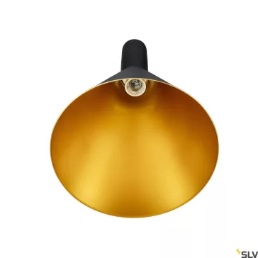 PHELIA 280 arany-fekete E27 függesztett lámpatest
