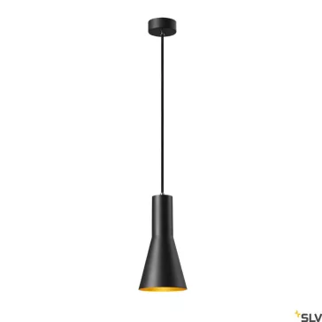 PHELIA 130 arany-fekete E27 függesztett lámpatest