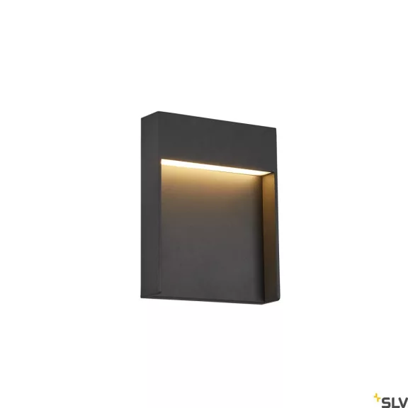 FLATT antracit IP65 14W 3000/4000K kültéri fali LED lámpa