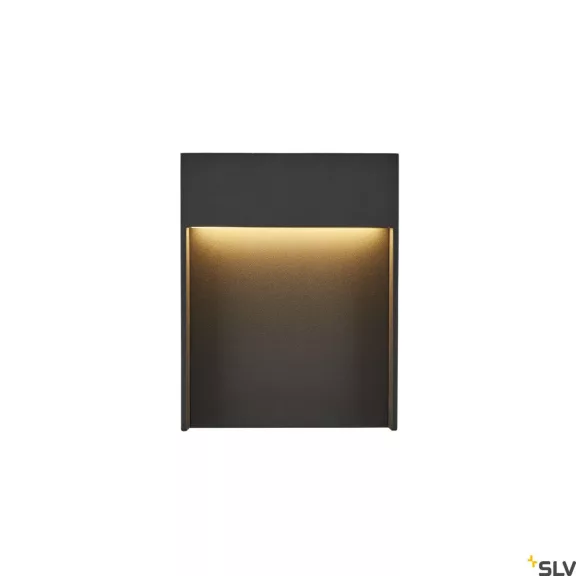 FLATT antracit IP65 14W 3000/4000K kültéri fali LED lámpa