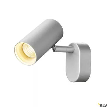   NOBLO 1 ezüst 9cm 2700K 8W 36° felületre szerelhető dimmelhető LED spot lámpa