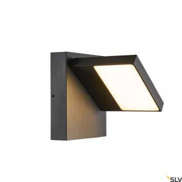   ABRIDOR antracit IP55 14W 3000/4000K kültéri fali LED lámpa