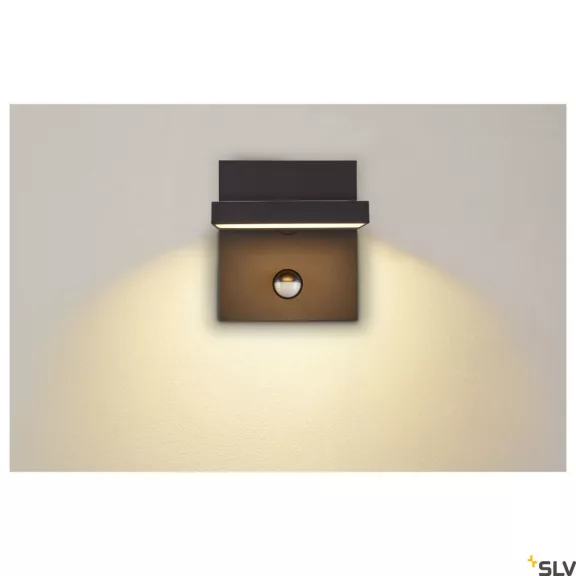 ABRIDOR SENSOR antracit IP54 14W 3000/4000K kültéri fali LED lámpa