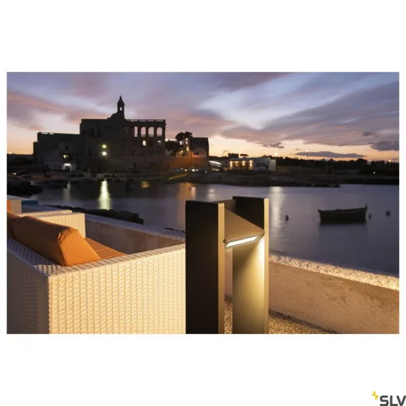QUAD POLE LED antracit IP65 18W 3000K kültéri allólámpa