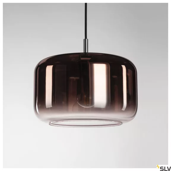 PANTILO 28 rosegold E27 függesztett lámpabúra