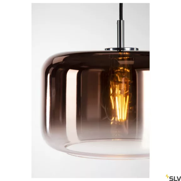 PANTILO 28 rosegold E27 függesztett lámpabúra