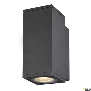   ENOLA SQUARE S LED antracit IP65 6W 3000/4000K kültéri fali lámpa