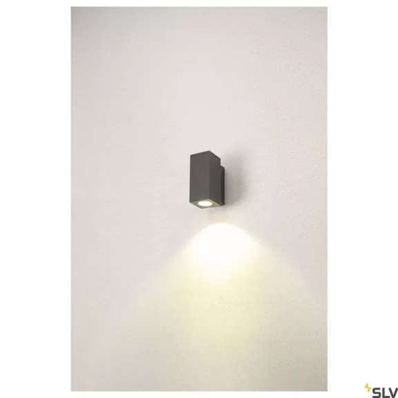 ENOLA SQUARE S LED antracit IP65 6W 3000/4000K kültéri fali lámpa