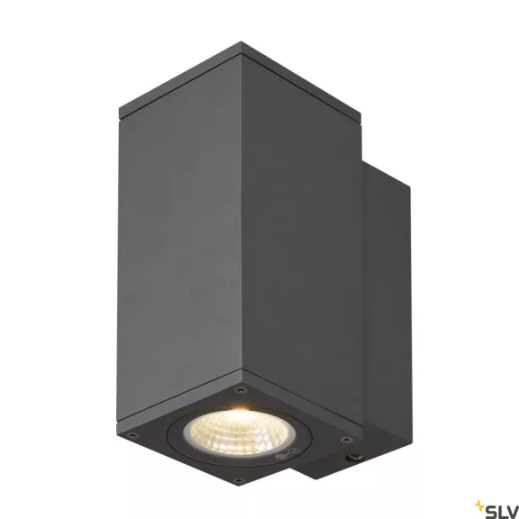 ENOLA SQUARE S LED antracit IP65 6W 3000/4000K kültéri fali lámpa